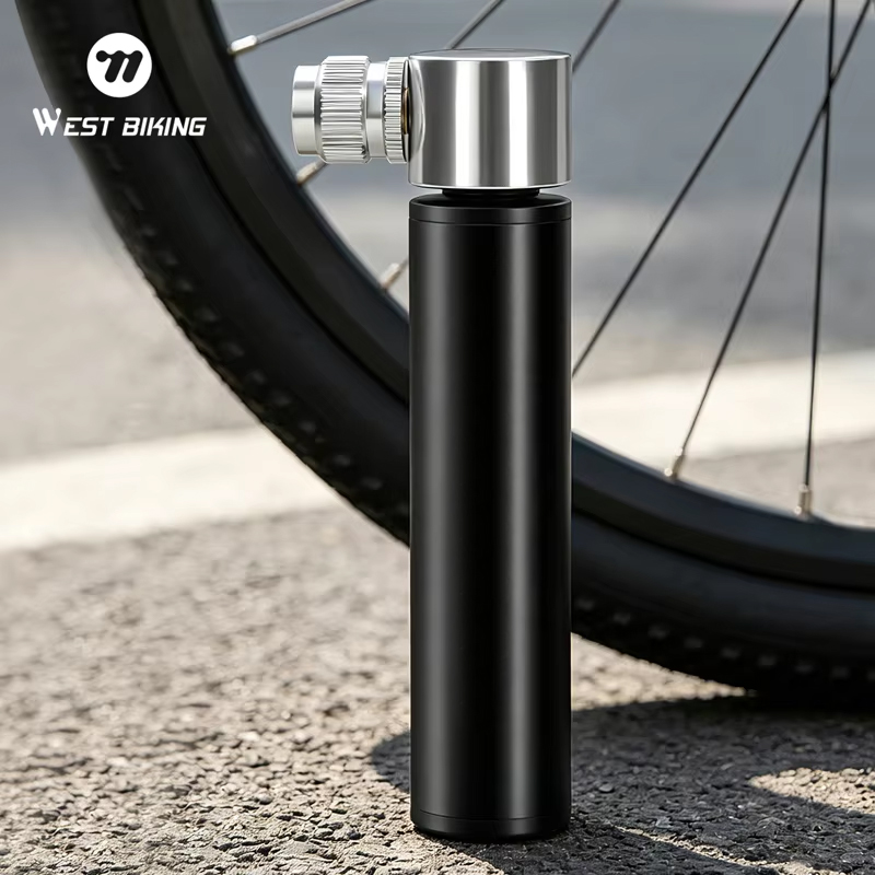 Balloon Pump Hand - WEST BIKING 120PSI Tragbare Handluftpumpe Hochdruck-Fahrradreifenpumpe
