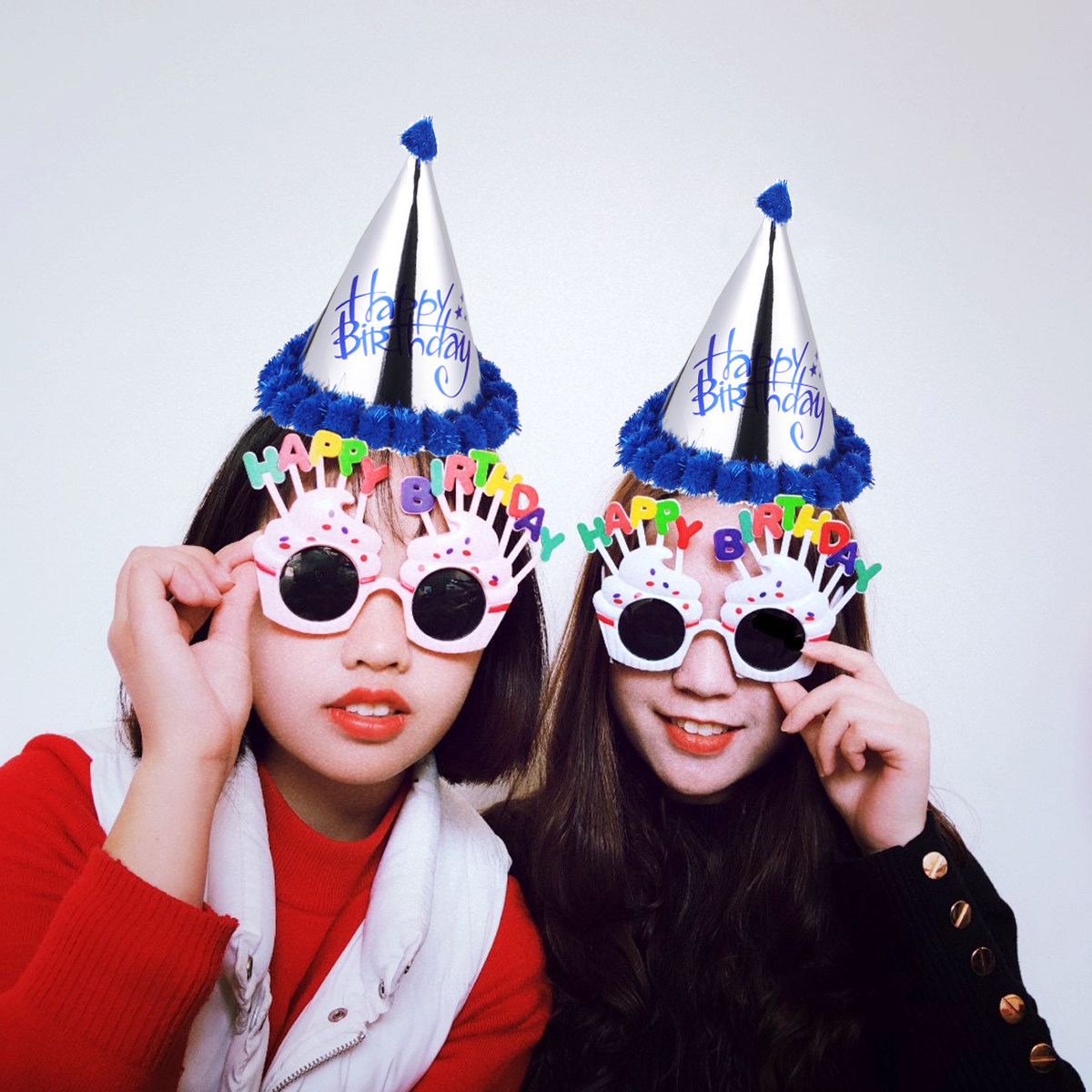 5 Stück dunkelblaue, glänzende – Party Hat Cone Bewertung und Preis