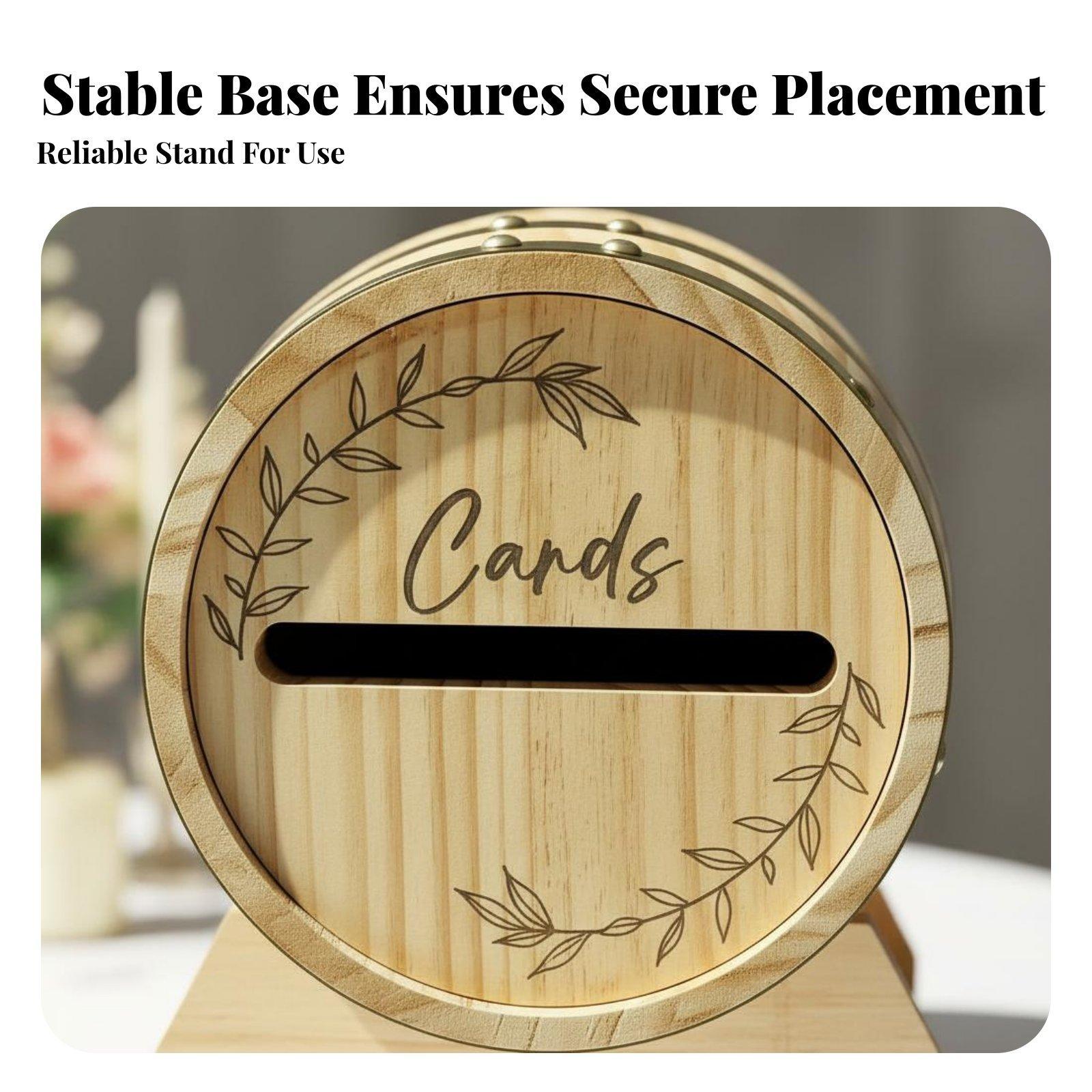 Große Holz-Kartenbox mit Schli – Event Party Box Bewertung und Preis