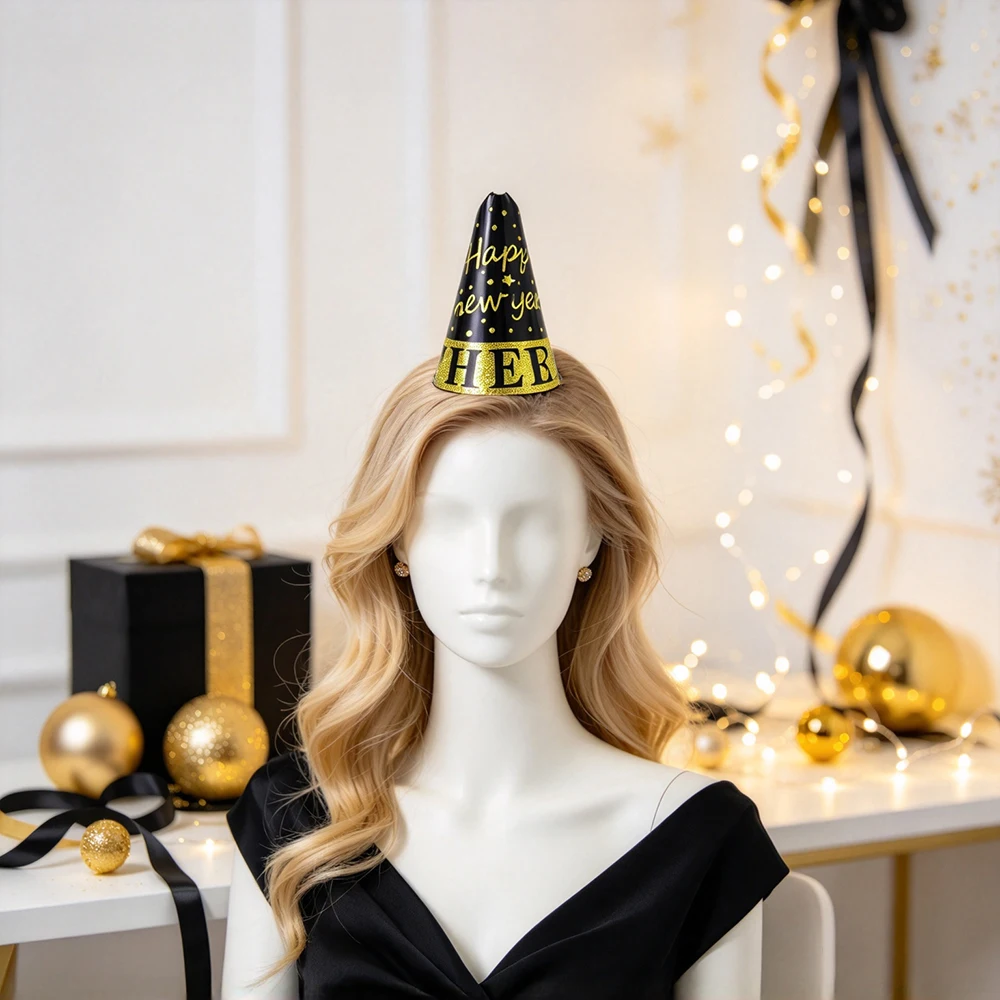 1 Set Neujahrs-Kegelhut-Set au – Party Hat Cone Bewertung und Preis