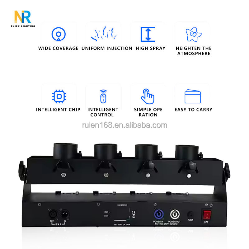 DMX 512 Vier-Röhren-Konfettima – Confetti Cannon Tube Bewertung und Preis