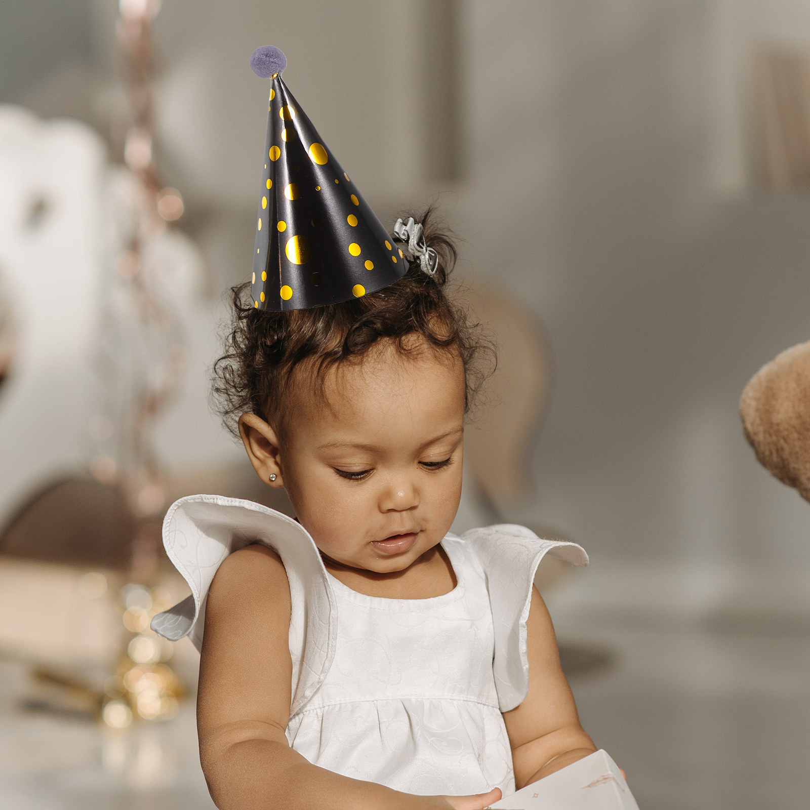 3 Stück Goldfolien-Verzierte P – Party Hat Cone Bewertung und Preis