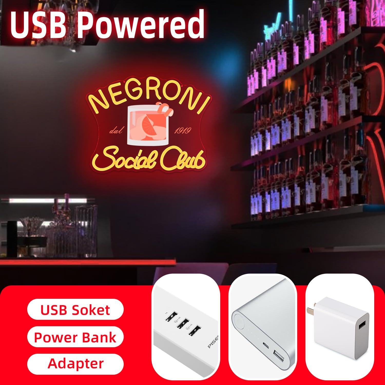 Negroni Social Club Neon-Schil – Neon Sign Party Bewertung und Preis