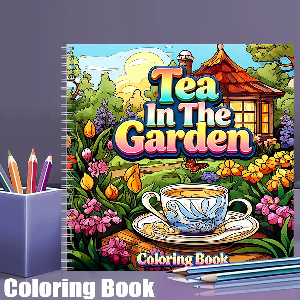 Malbuch „Tea In The Gardens“ f – Supply Event Bewertung und Preis